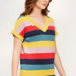 Circus Clothing Stripe Sweater ABZK5039 - La Vie en Rose Damesmode