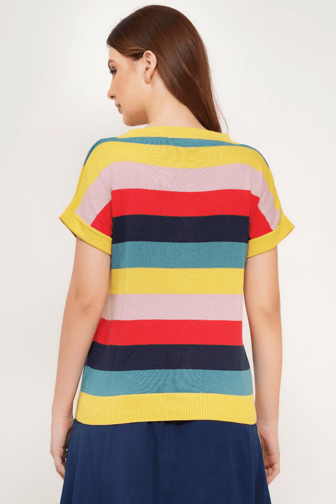 Circus Clothing Stripe Sweater ABZK5039 - La Vie en Rose Damesmode