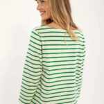 DANEFAE DANECARRIBEAN HEAVY COTTON TEE GRASS GREEN CHALK - LA VIE EN ROSE DAMESMODE