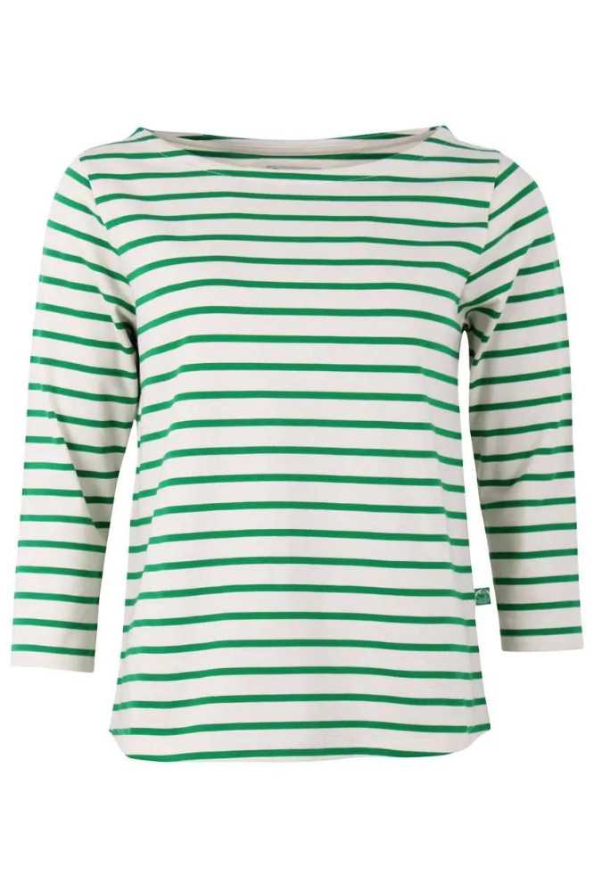 DANEFAE DANECARRIBEAN HEAVY COTTON TEE GRASS GREEN CHALK - LA VIE EN ROSE DAMESMODE