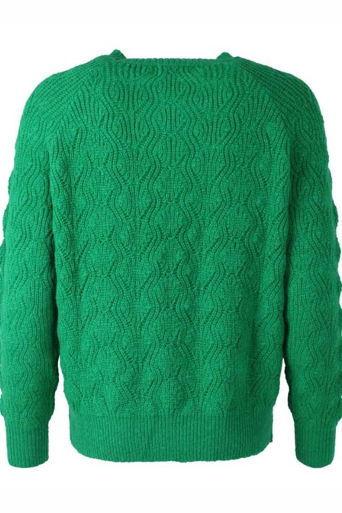 Danefae DAnebirdie Wool Sweater Grass Green - La Vie en Rose Damesmode