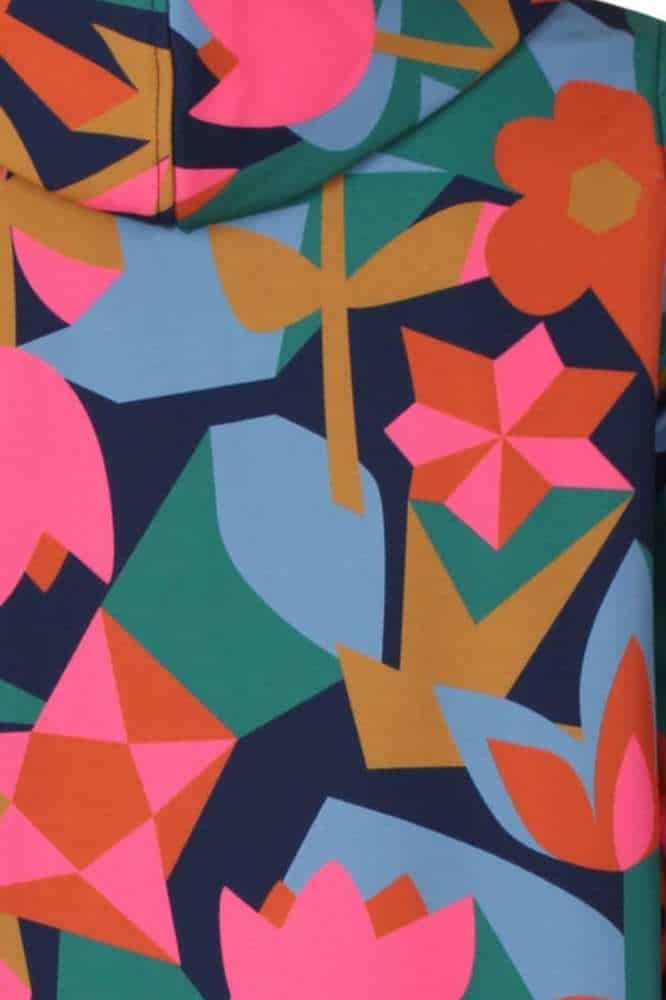 Danefae Danekarla Softshell Dark Navy Geofleur - La Vie en Rose Damesmode