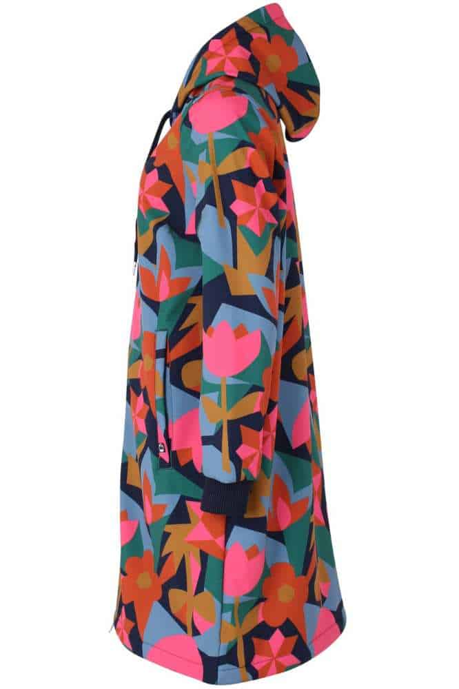 Danefae Danekarla Softshell Dark Navy Geofleur - La Vie en Rose Damesmode