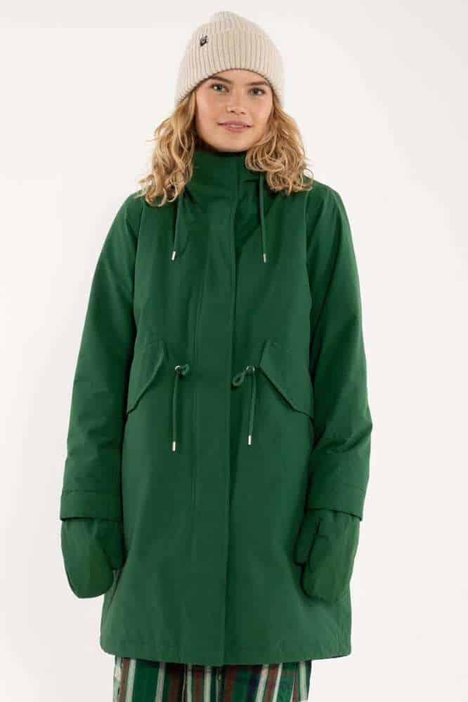 Danefae Danesvaneke Winter Parka Dark Pine - La Vie en Rose Damesmode