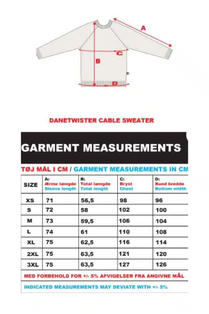 Danefae Danetwister Cable Sweater Light Slate - La Vie en Rose Damesmode