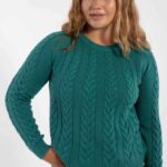 Danefae Danetwister Cable Sweater Light Slate - La Vie en Rose Damesmode