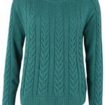 Danefae Danetwister Cable Sweater Light Slate - La Vie en Rose Damesmode