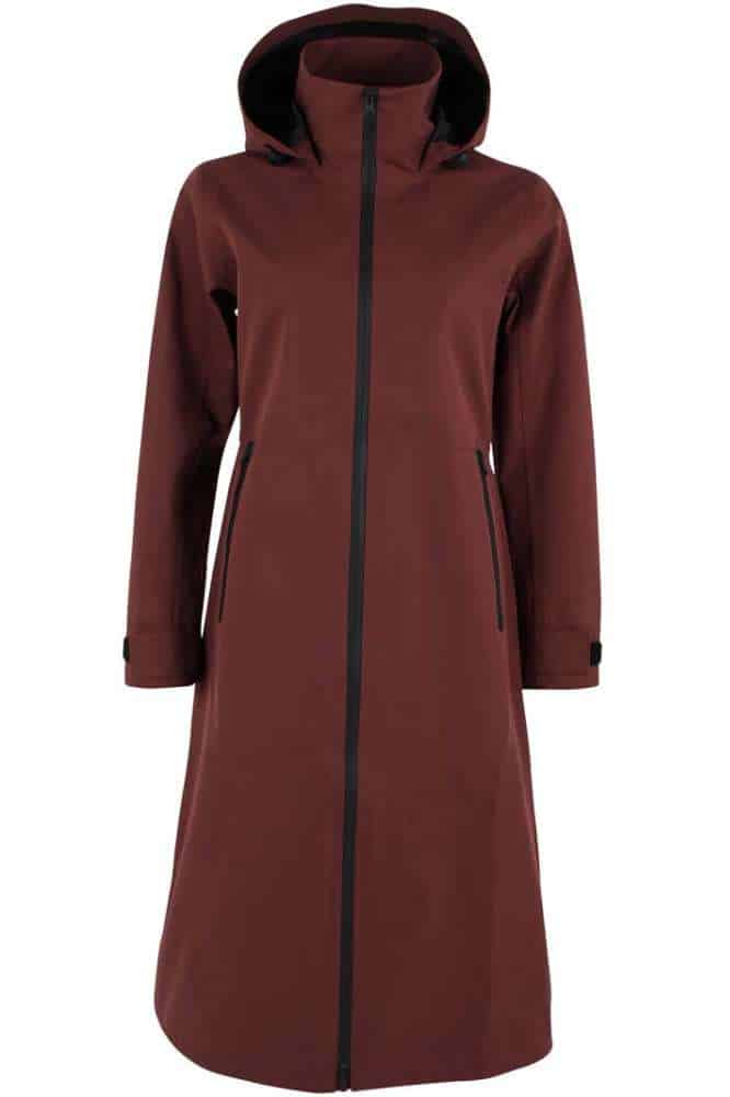 Danefae The Danedogwalker Raincoat Dark Merlot - La Vie en Rose Damesmode