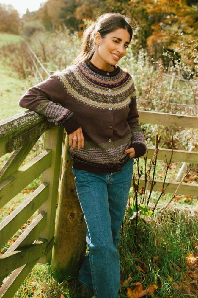 Eribé Alpine Cardigan Heather - La Vie en Rose Damesmode