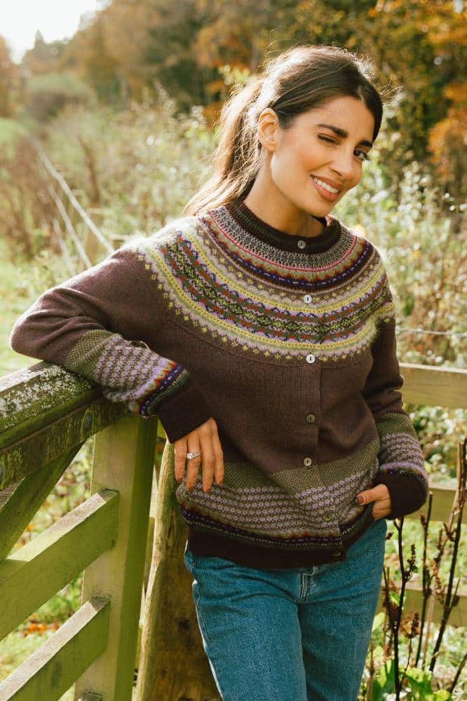 Eribé Alpine Cardigan Heather - La Vie en Rose Damesmode