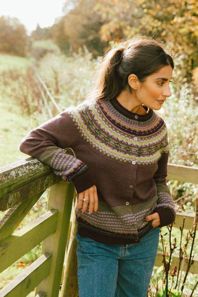 Eribé Alpine Cardigan Heather - La Vie en Rose Damesmode