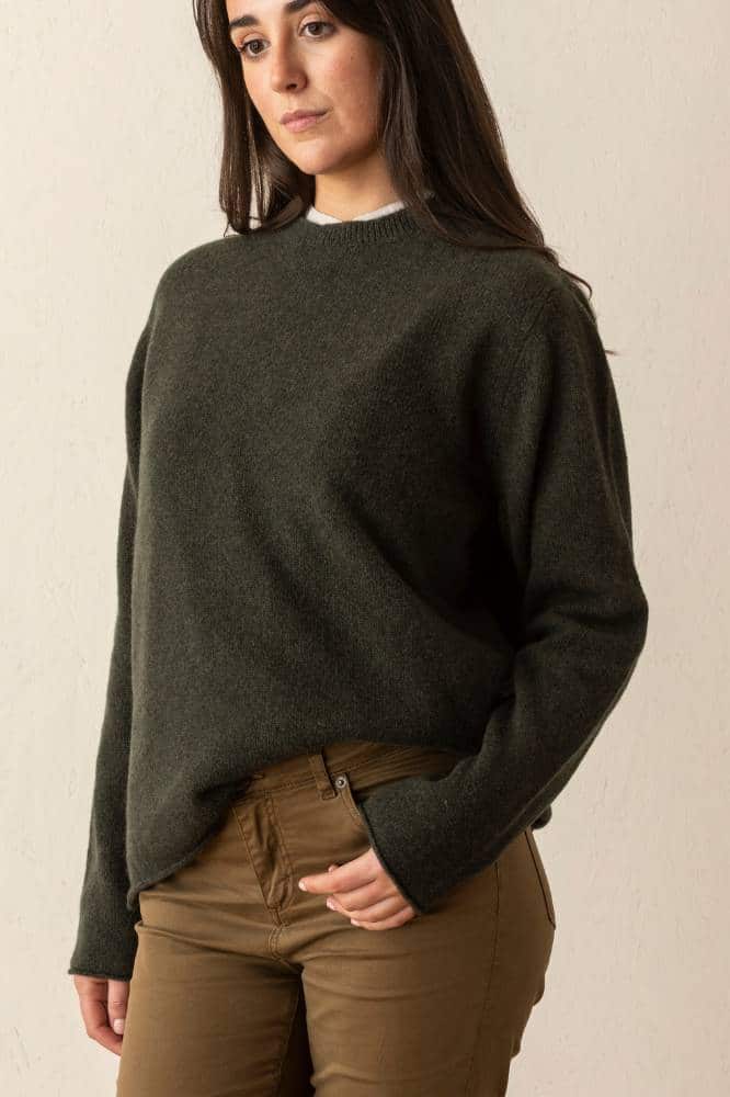 Eribé Corry T-Shirt Sweater Seaweed - La Vie en Rose Damesmode