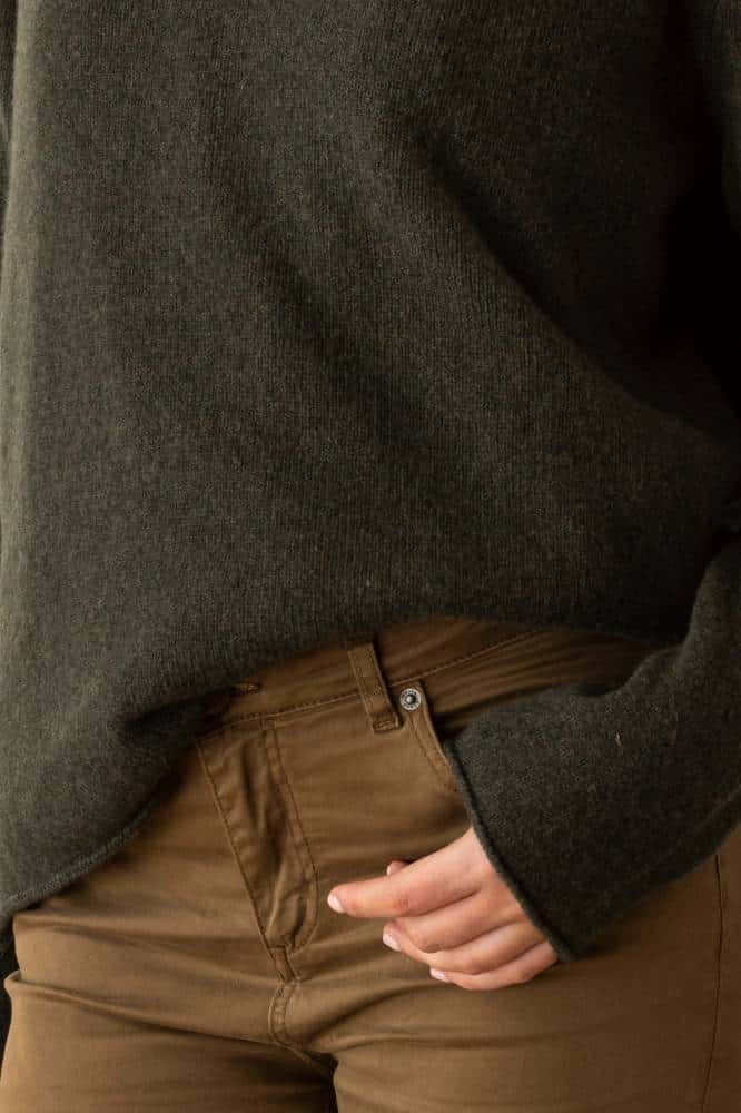 Eribé Corry T-Shirt Sweater Seaweed - La Vie en Rose Damesmode