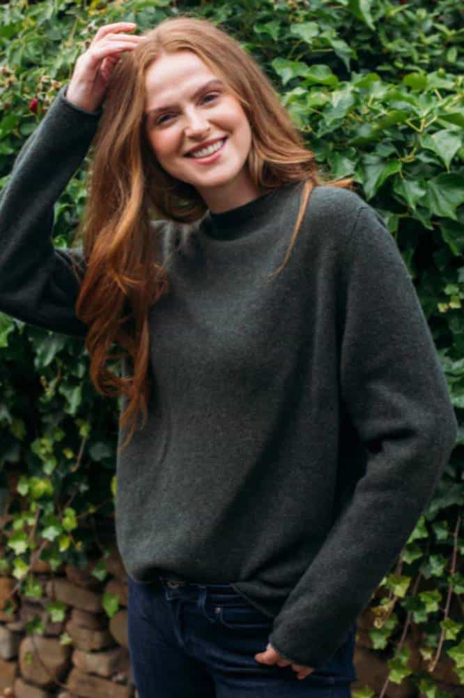 Eribé Corry T-Shirt Sweater Seaweed - La Vie en Rose Damesmode