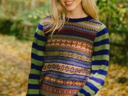 Eribé Stobo Fairisle Sweater Reversible - La Vie en Rose Damesmode