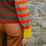 Eribé Stobo Stripe Sweater Harissa - La Vie en Rose Damesmode (1)