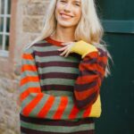 Eribé Stobo Stripe Sweater Harissa - La Vie en Rose Damesmode (1)