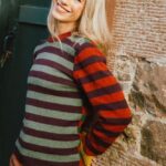 Eribé Stobo Stripe Sweater Harissa - La Vie en Rose Damesmode (1)