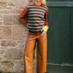 Eribé Stobo Stripe Sweater Harissa - La Vie en Rose Damesmode (1)