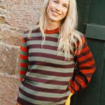 Eribé Stobo Stripe Sweater Harissa - La Vie en Rose Damesmode (1)