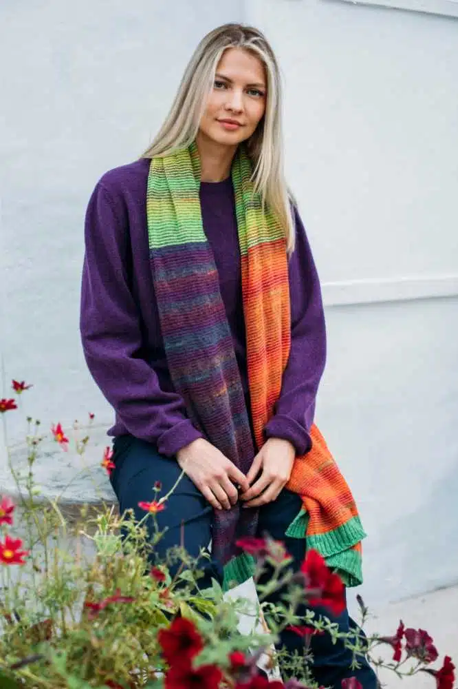 Eribé Treeline Wrap Aubergine- La Vie en Rose Damesmode