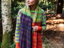 Eribé Treeline Wrap Aubergine- La Vie en Rose Damesmode