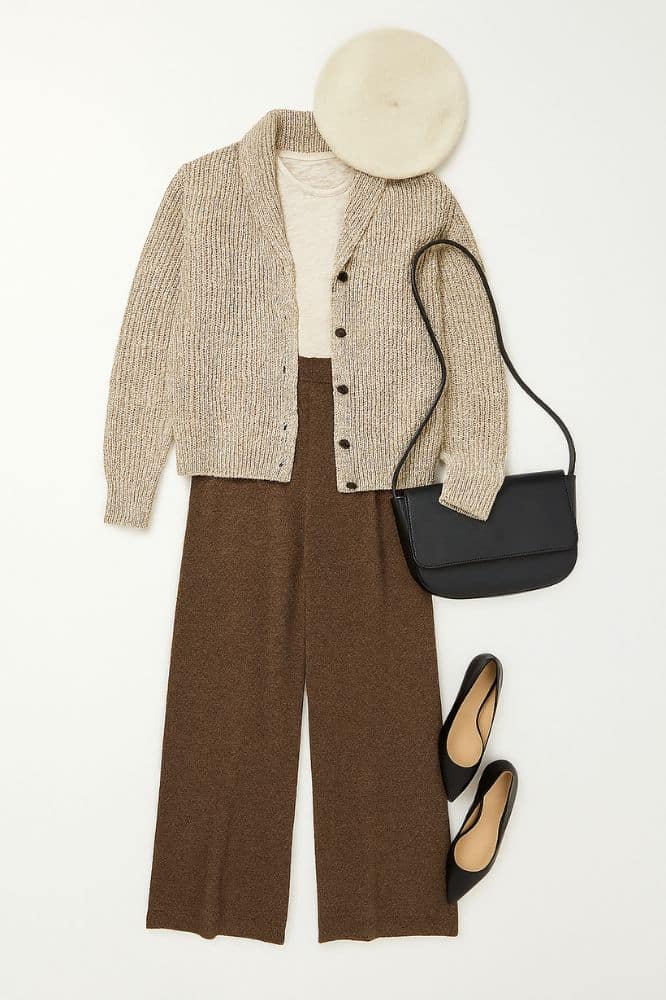 Eye Robin Shawl Cardigan Eggshell - La Vie en Rose Damesmode