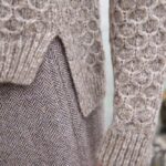 Fisherman out of Ireland Alpaca Honeycomb Stitch Sweater Stone - La Vie en Rose Damesmode Enkhuizen