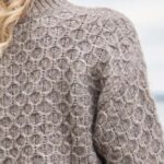 Fisherman out of Ireland Alpaca Honeycomb Stitch Sweater Stone - La Vie en Rose Damesmode Enkhuizen