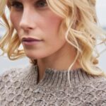 Fisherman out of Ireland Alpaca Honeycomb Stitch Sweater Stone - La Vie en Rose Damesmode Enkhuizen