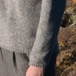 Fisherman out of Ireland Funnel Neck Slouchy Sweater Grey Extrafine Merino - La Vie en Rose Damesmode Enkhuizen