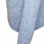 Fisherman out of Ireland Merino Wool Knitted Ladies Sweater Blue Mist - La Vie en Rose Damesmode