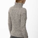 Fisherman out of Ireland Polo Neck Sweater Porridge FSS72M 215 - La Vie en Rose Damesmode