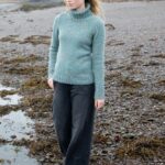 Fisherman out of Ireland Polo Neck Sweater Seafoam - La Vie en Rose Damesmode Enkhuizen