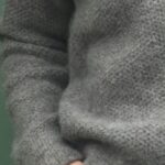 Fisherman out of Ireland Shawl Collar Cardie Tuck Baby Alpaca Smoke - La Vie en Rose Damesmode Enkhuizen