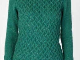 Irelands Eye Trellis Sweater Green Garden - La Vie en Rose Damesmode