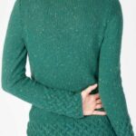 Irelands Eye Trellis Sweater Green Garden - La Vie en Rose Damesmode