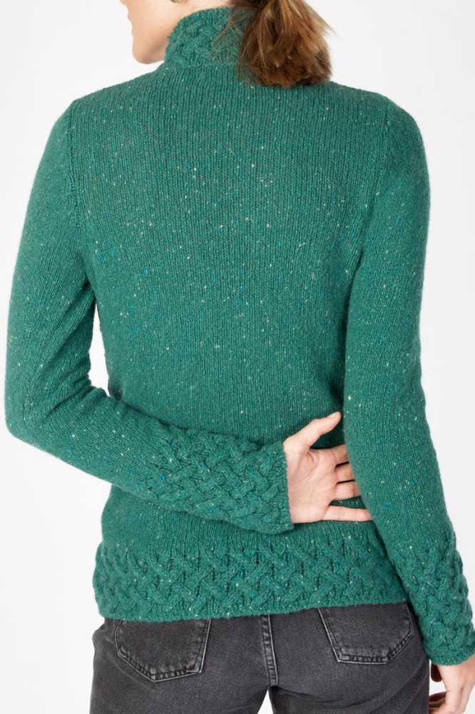 Irelands Eye Trellis Sweater Green Garden - La Vie en Rose Damesmode