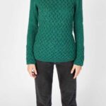 Irelands Eye Trellis Sweater Green Garden - La Vie en Rose Damesmode