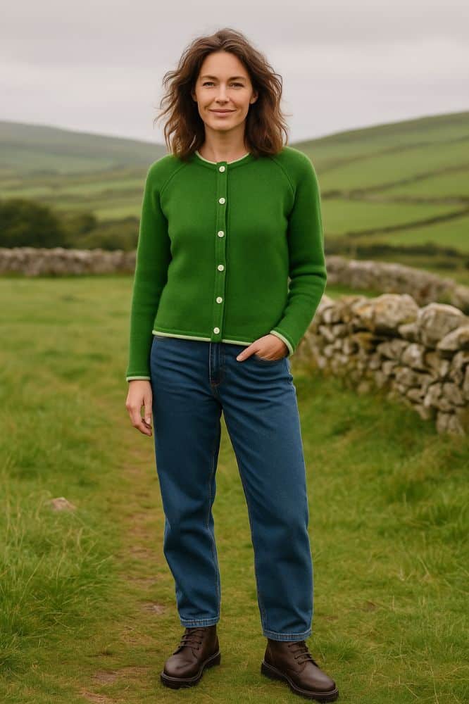 IrelandsEye Killiney Cardigan Meadow - La Vie en Rose Damesmode