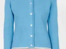 IrelandsEye Knitwear Killiney Cardigan Azure - La Vie en Rose Damesmode