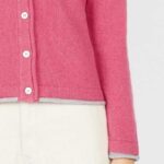 IrelandsEye Knitwear Killiney Cardigan Rose Pink - La Vie en Rose Damesmode