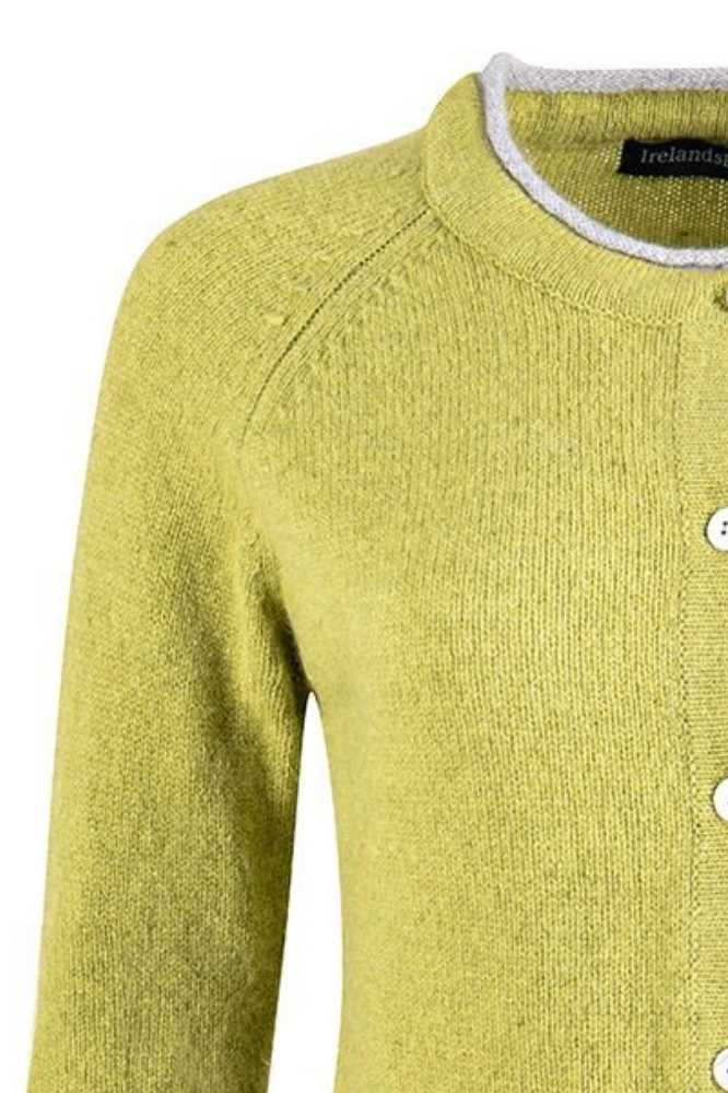 IrelandsEye KnitwearKilliney Cardigan Green Apple - La Vie en Rose Damesmode