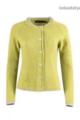 IrelandsEye KnitwearKilliney Cardigan Green Apple - La Vie en Rose Damesmode