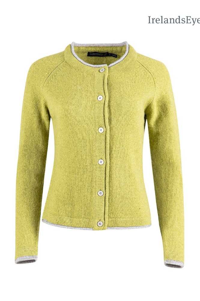 IrelandsEye KnitwearKilliney Cardigan Green Apple - La Vie en Rose Damesmode