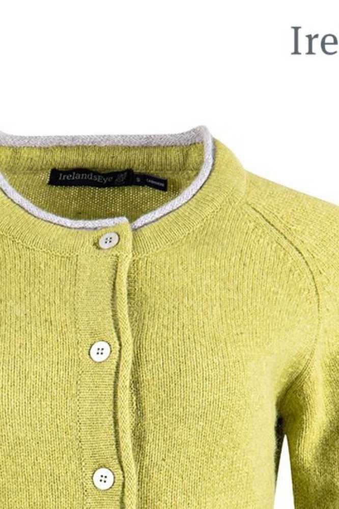 IrelandsEye KnitwearKilliney Cardigan Green Apple - La Vie en Rose Damesmode