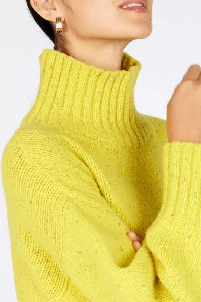 IrelandsEye The Paige Polo Neck Buttercup - La Vie en Rose Damesmode (1)