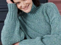 IrelandsEye The Paige Polo Neck Ocean Mist - La Vie en Rose Damesmode