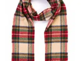 John Hanly Irish Wool Scarf Medium 501 Antique Dress Stewart - La Vie en Rose Damesmode