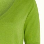 King Louie Agnes V Top Cocoon Dark Citron - La Vie en Rose Damesmode